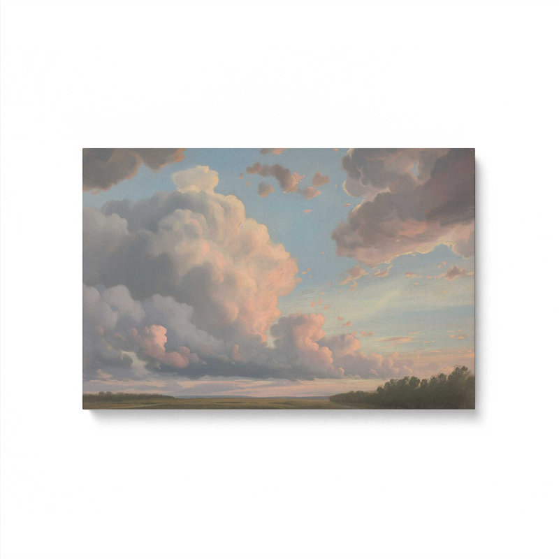 Impression sur toile Peaceful Dusk Cloudscape, Toile tendue, H 20 po x l 30 po x P 1,25 po, 1