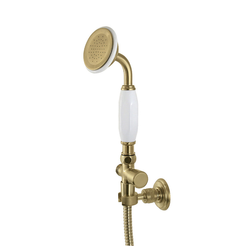 Kingston Brass Victorian Hand Shower Kit, Brushed Brass