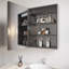 Armoire de salle de bain 26 po x 20 po - Miroir à DEL brouillard et interrupteur tactile à porte simple à température de couleur imperméable 3000K 6000K