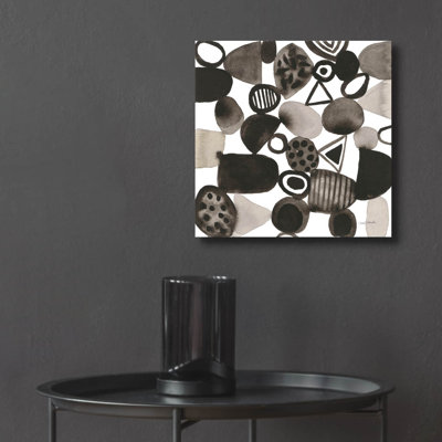  «Quirky 4» par Cheryl Warrick, art mural en verre acrylique, 12 po x 12 po