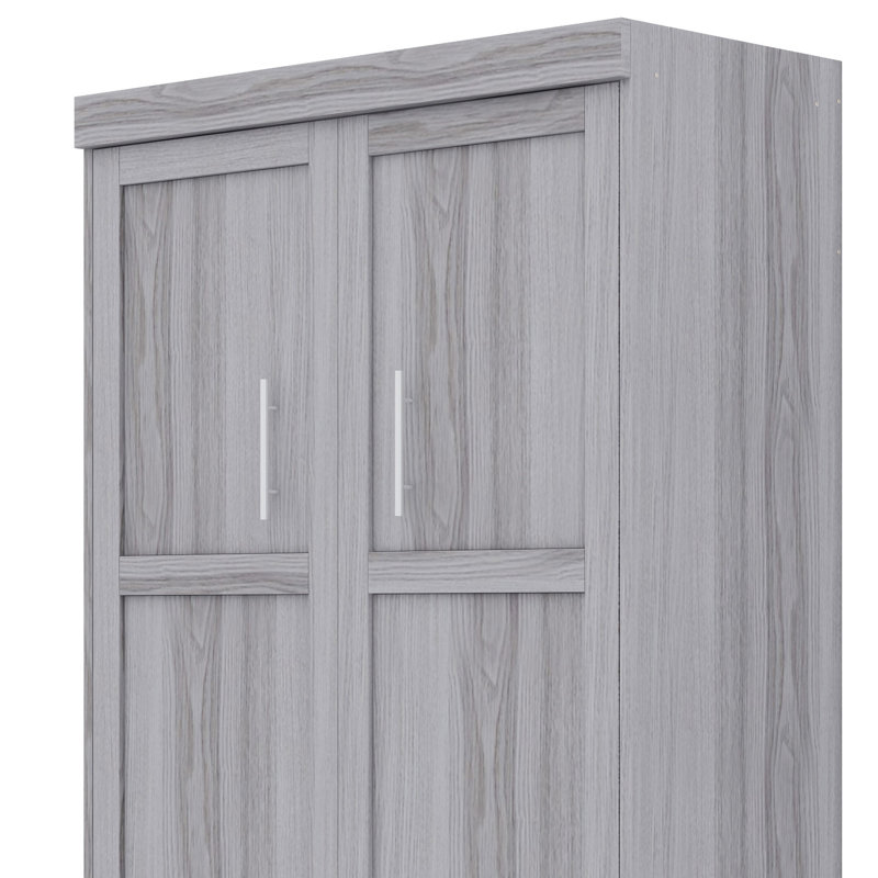 Lit plateforme en bois massif, Lit simple