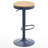 Jaina 15.2" W Solid Wood Swivel Adjustable Height Bar Stool-700309437-731064501
