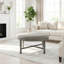 Repose-pieds rond en bois Olympia 33,5 po