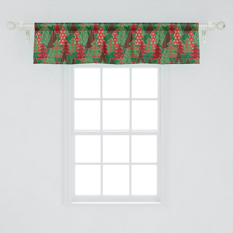 Cantonnière de Noël Ambesonne, L 54 po x L 12 po