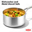 OXO Mira 3-Ply Stainless Steel Saucepan Set, 1.6 Qt And 3.25 Qt