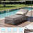 Pecofarm 2-Piece Wicker Rattan Outdoor Chaise Lounge With 5" Thick Cushions, 5-Position Adjustable Patio Recliner-124091311