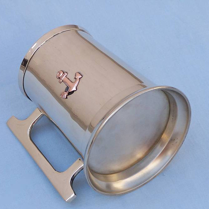 Violette Copper Beer Mug, Brass