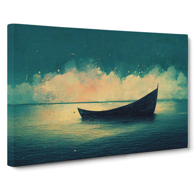 Boat Paint Splashed Vol.2 - Wrapped Canvas