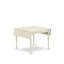 Cet ensemble de salle à manger 5 pièces comprend une table de salle à manger rectangulaire avec Dropleaf et 4 chaises rembourrées en similicuir flamant rose, blanc lin-106914202-106914204