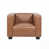 Cognac Faux Leather