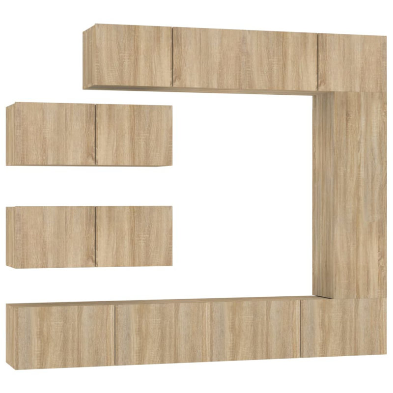 Begum Unfinished Entertainment Centre for TVs up to 32", Sonoma oak