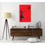 Balloon Girl On Red by Banksy - Wrapped Canvas Print-321977254