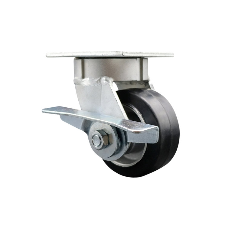 Kingpinle sur roulettes pivotantes en aluminium