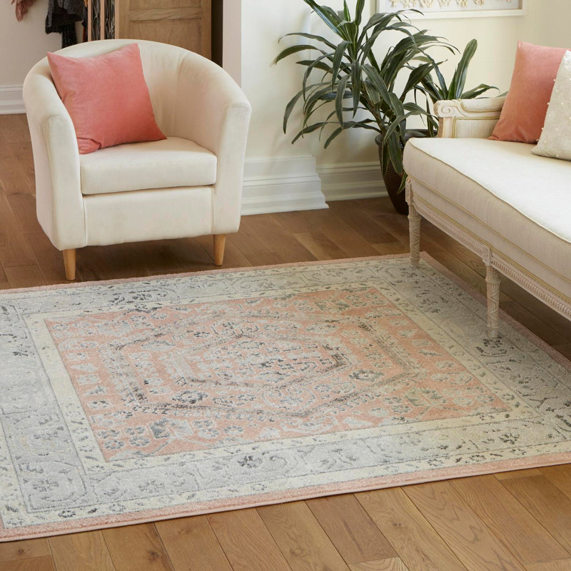 Edson Oriental Indoor Rug, Square 7'10"
