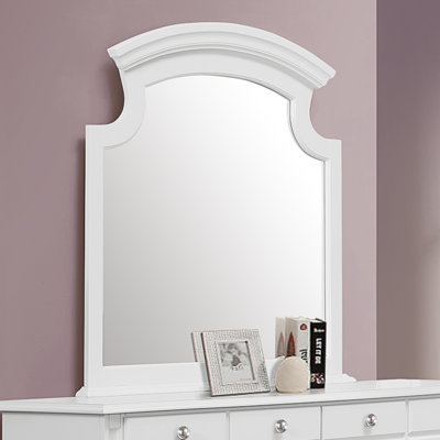 Penncross Wood Flat Wall Mirror