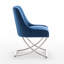 Chaise d'appoint rembourrée en velours Elian-101444836-122883344