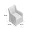 Fauteuil en lin 65,02 cm de large