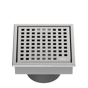 Mira Square Center Shower Drain by QM Drain