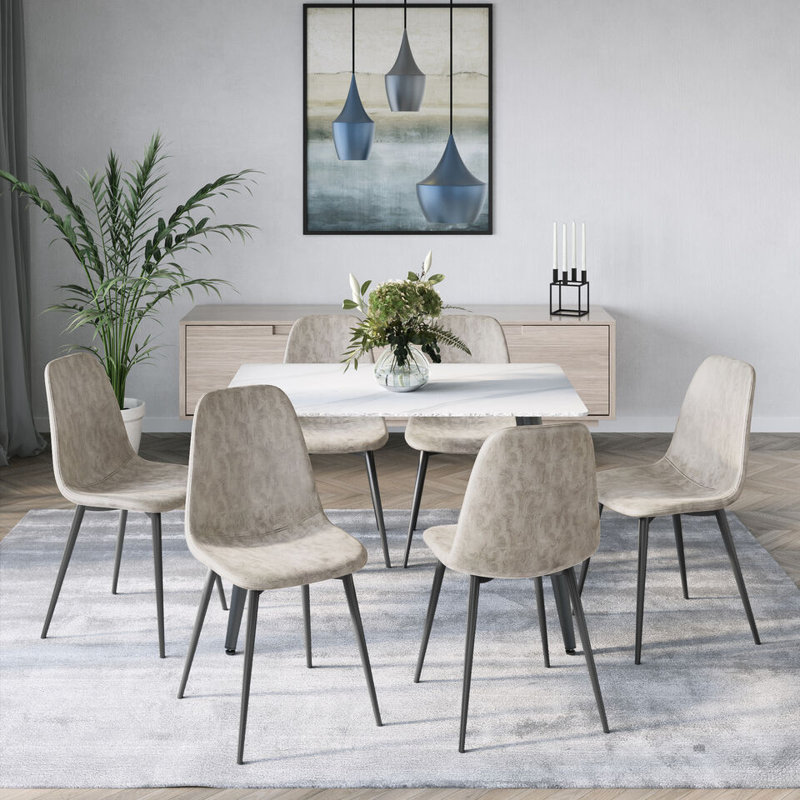 35.06cm H Metal Accent, Greige