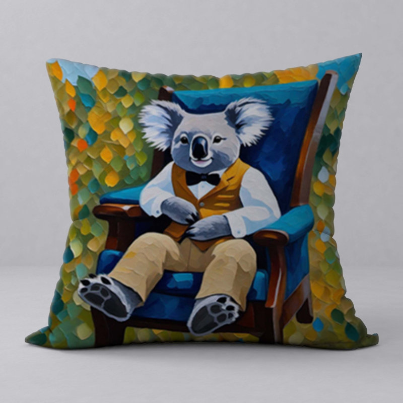 Polyester Throw Square Pillow Cover & Insert