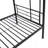 METAL BUNK BED BLACK