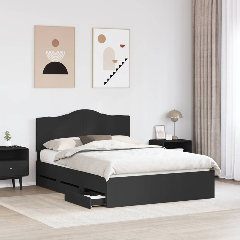 Bed, Black, Small Single (2'6)