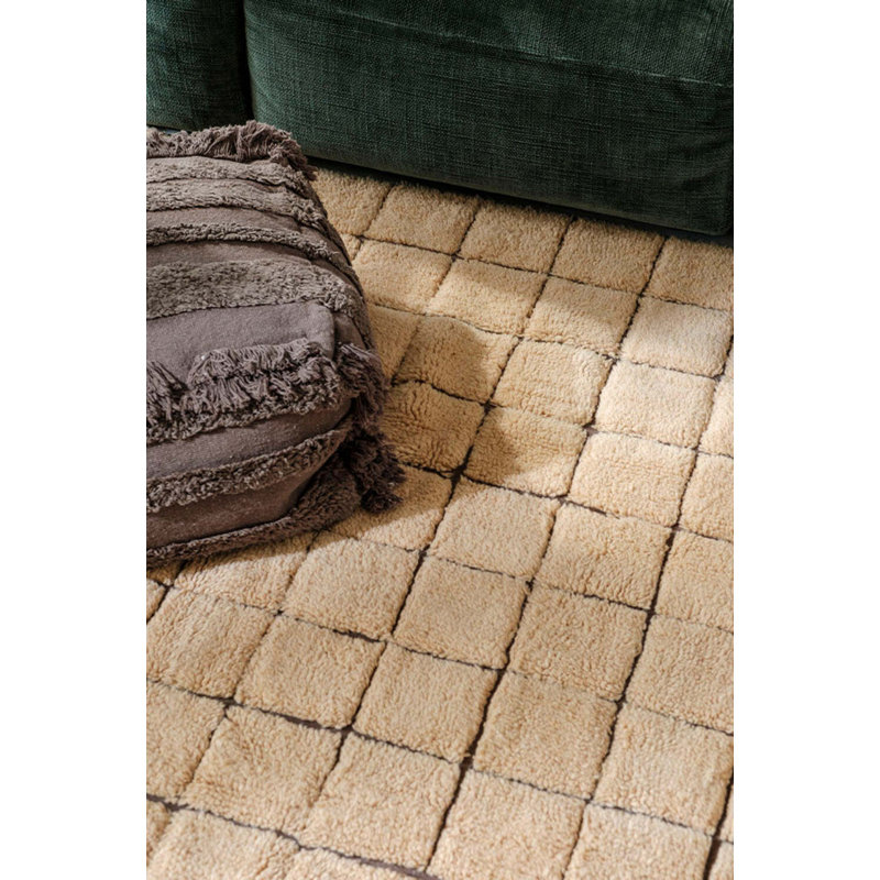 Mosaic Wool Geometric Area Rug, Rectangle 5'7" x 7'10"