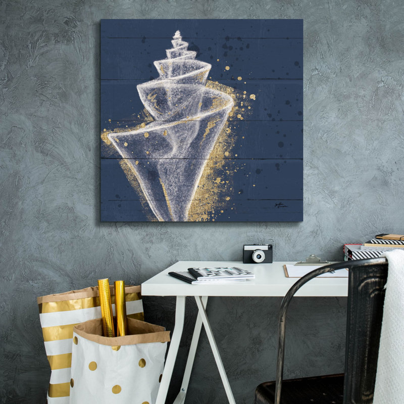 «Calm Seas V3 No Words» par Janelle Penner, art mural sur toile, H 26 po x l 26 po x P 1,5 po