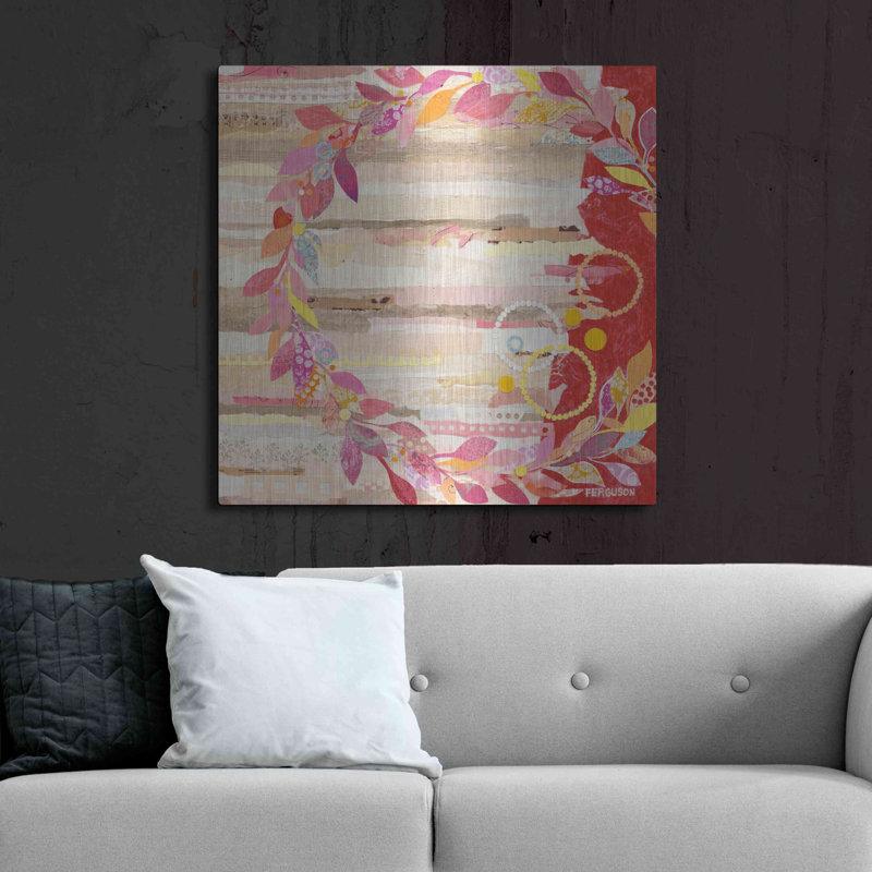 Red Barrel Studio® «Resting on Ones Laurels» par Kathy Ferguson, art mural en métal, H 36 po x l 36 po
