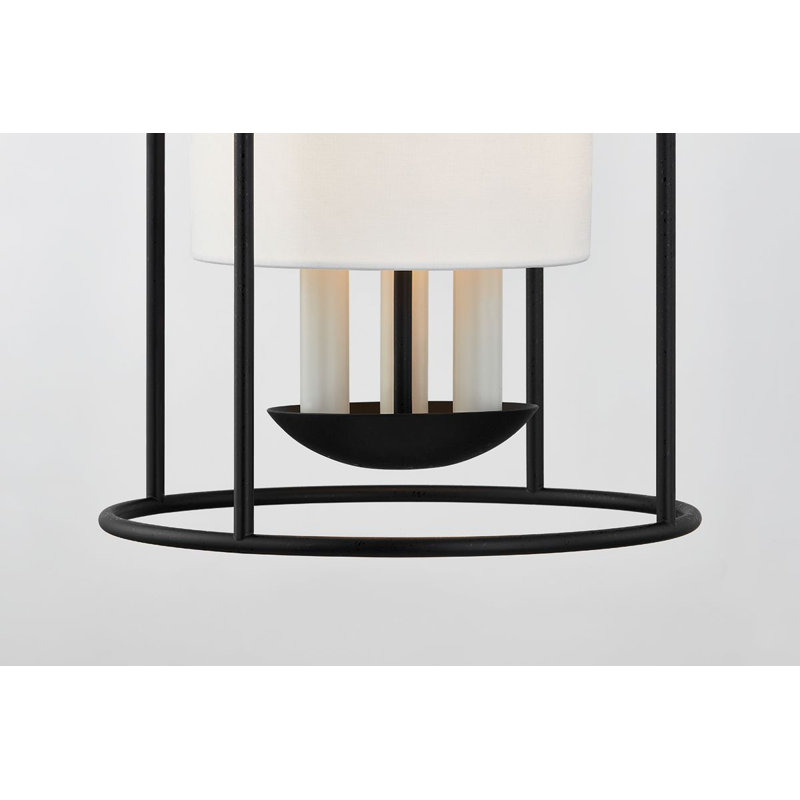 Delia Light Lantern, Aged Iron, 21.50" H x 12.25" W x 12.25" D