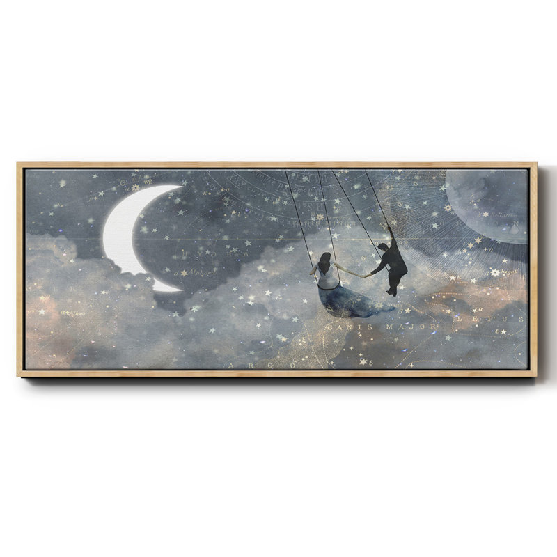 «Celestial Love Collection D», reproduction encadrée sur toile, Naturel, H 8 po x l 20 po x P 1,5 po