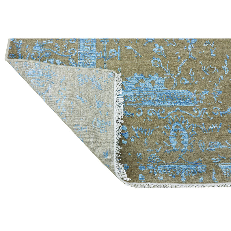 BROKDC123NAAQ Oriental Area Rug, Rectangle 8' x 10'