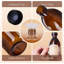 Lot de 12 flacons d'extrait de vanille, flacons en verre ambré de 237 ml (8 oz) avec bouchons