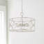 Luminaire suspendu tambour unique à 4 lumières
