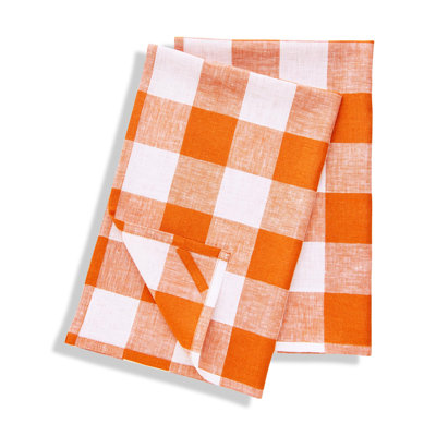 Buffalo Checks - 100% Pure Linen Kitchen Towel