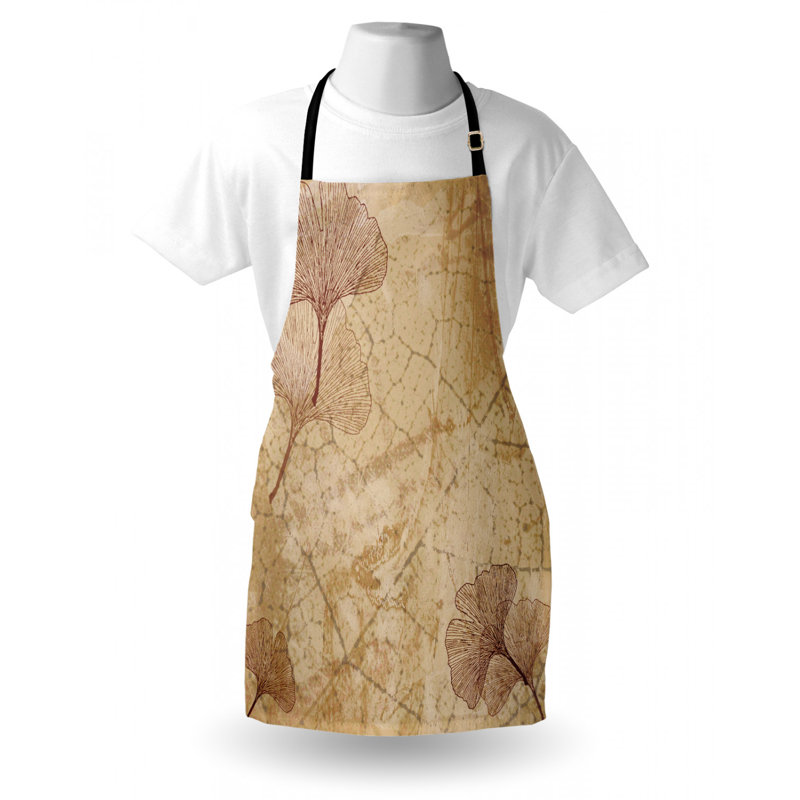 Tablier de feuilles ginkgo