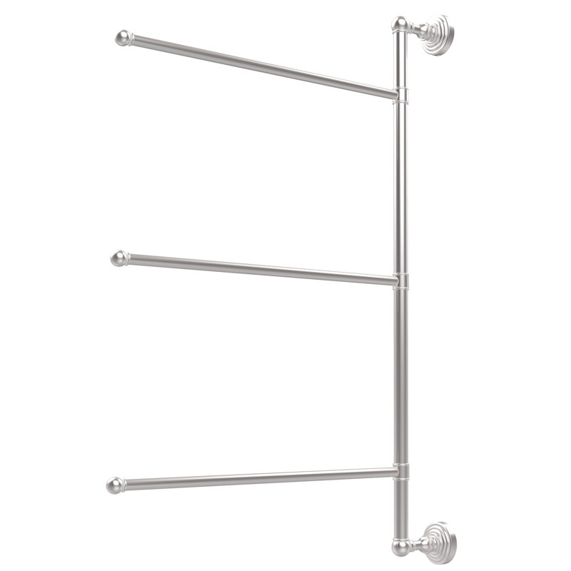 Barre à serviettes murale verticale Beresford, Chrome satiné