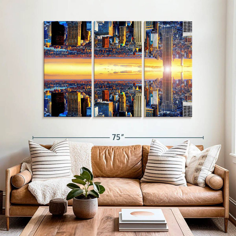 Sireci NYC Double Sided, 42" H x 65" W