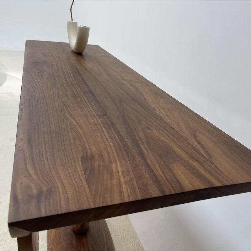 Table basse en bois massif de style français, H 39,3 po x l 62,9 po x P 15,7 po