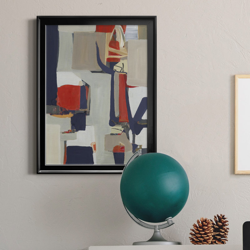 Toile encadrée de qualité supérieure ORANGE CRUSH II - prête à être accrochée, H 18,5 po x l 24,5 po x P 1,5 po