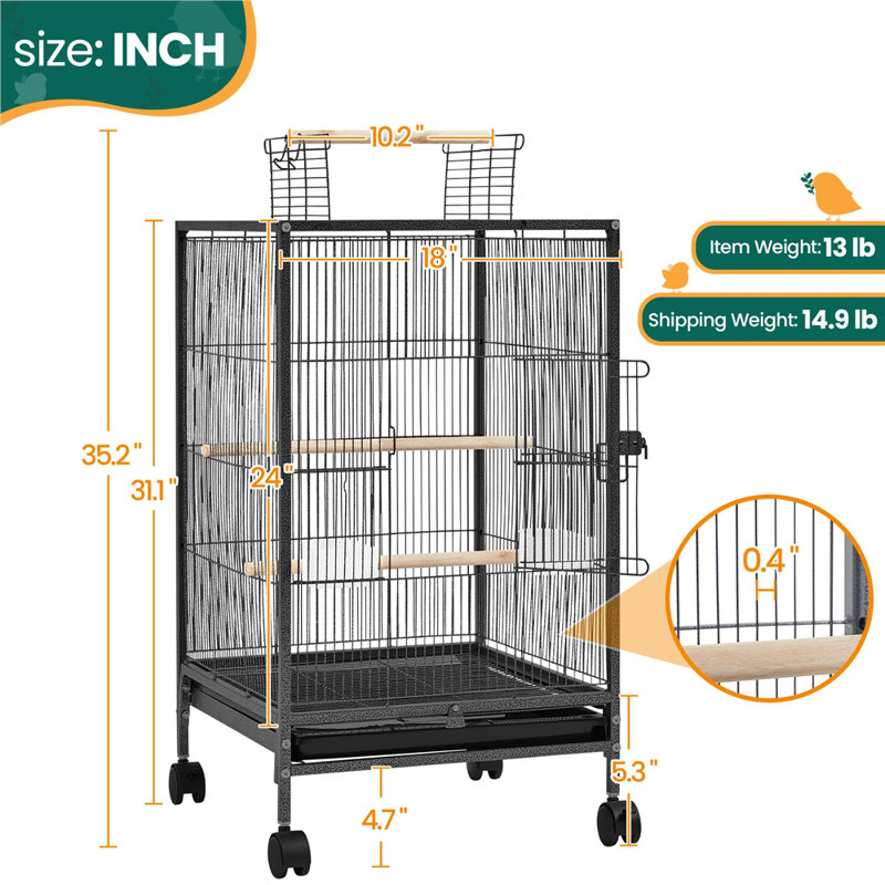 Cage à oiseaux Dzion