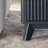 18" Nightstand With Charging Station & Faux Marble Top-982341495