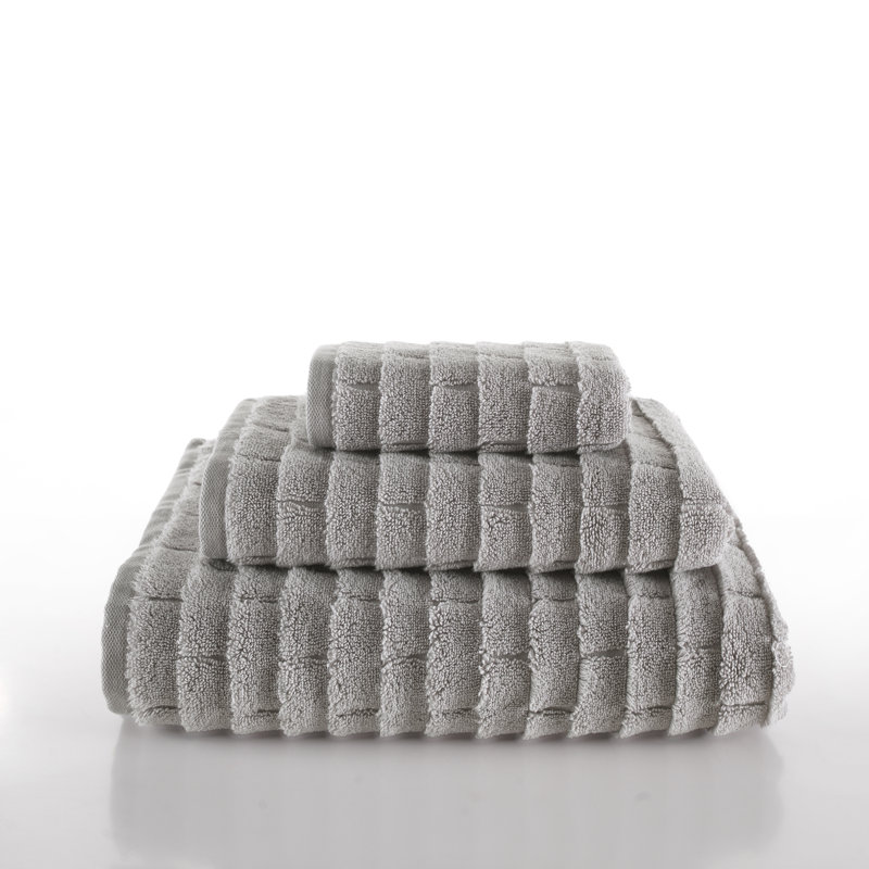 Subway Tile 3 Piece Turkish Cotton Towel Set