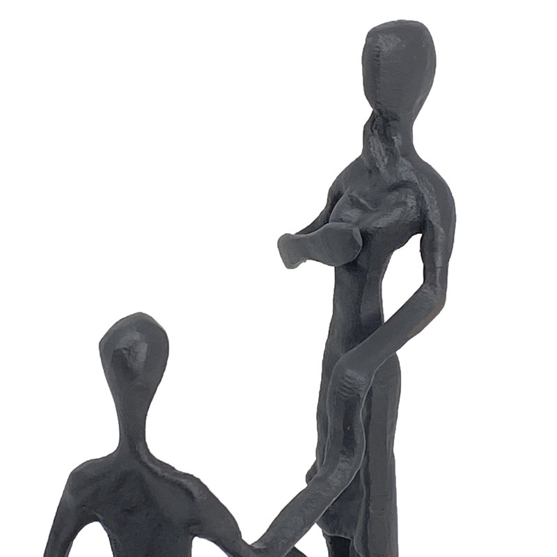 MARRIAGE PROPOSAL Iron Figurine 17cm, Mocha