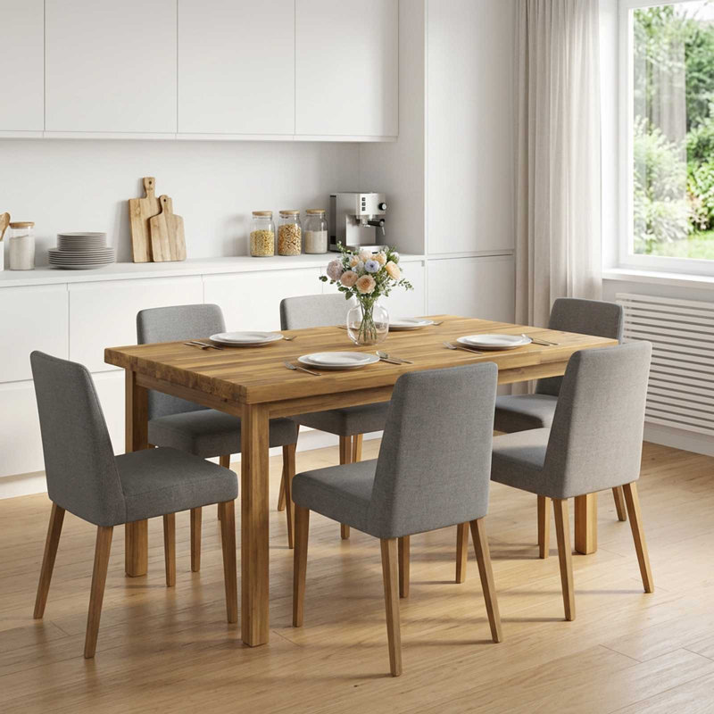 Table Top Solid Acacia Wood Modern Table Home Furniture Dining Surface