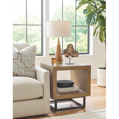 Issac 24'' tall Frame End Table