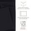 Ensemble de draps en microfibre doublement brossée 4 pièces Becky Cameron 1800 Series-2038499686-2038499673
