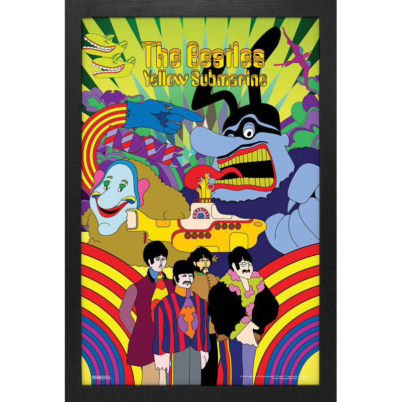 The Beatles - YS-Collage, impression encadrée 11 x 17