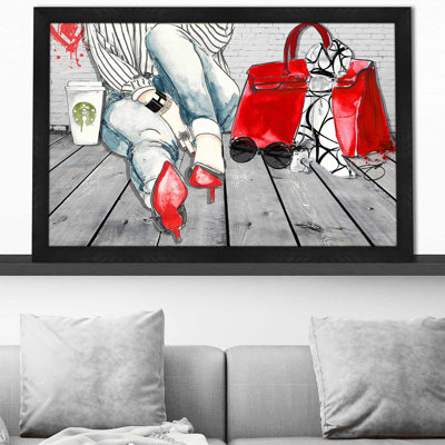 "Coffee Break" By Jodi Print On Acrylic