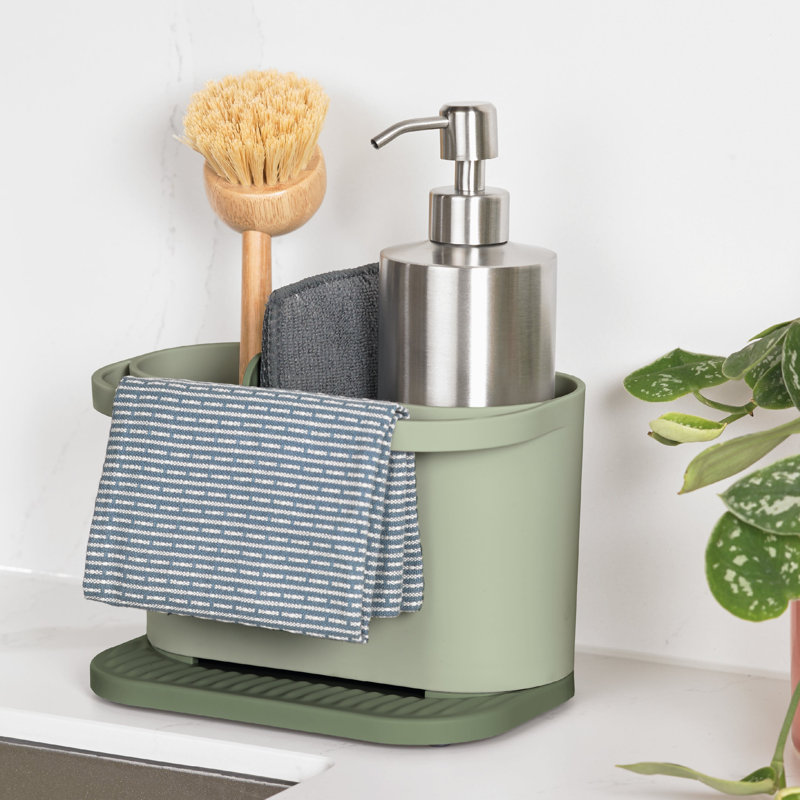 Recycled Sink Tidy - Made in UK, Sage Green
